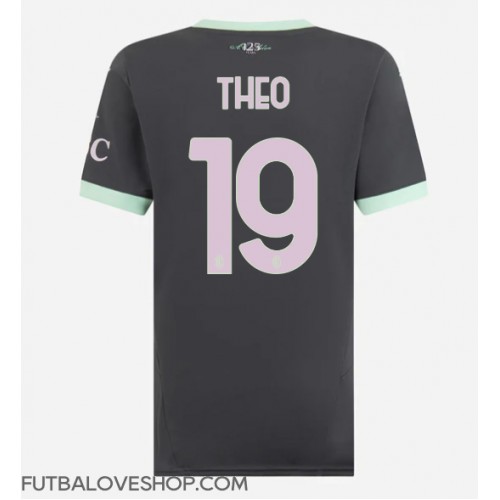 Dres AC Milan Theo Hernandez #19 Tretina pre Ženy 2024-25 Krátky Rukáv